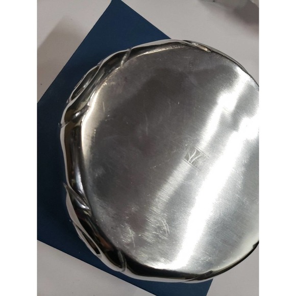 Coastal Collection‎ Sterling Bowl Silver Stainless Steel Rose Pattern Serveware - Picture 8 of 14